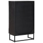 vidaXL Highboard Μαύρο 55 x 30 x 95 εκ