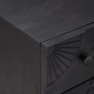 vidaXL Ντουλάπι με Συρτάρια με συρτάρι Μαύρο 75 x 30 x 65 εκ