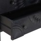 vidaXL Ντουλάπι με Συρτάρια με συρτάρι Μαύρο 75 x 30 x 65 εκ