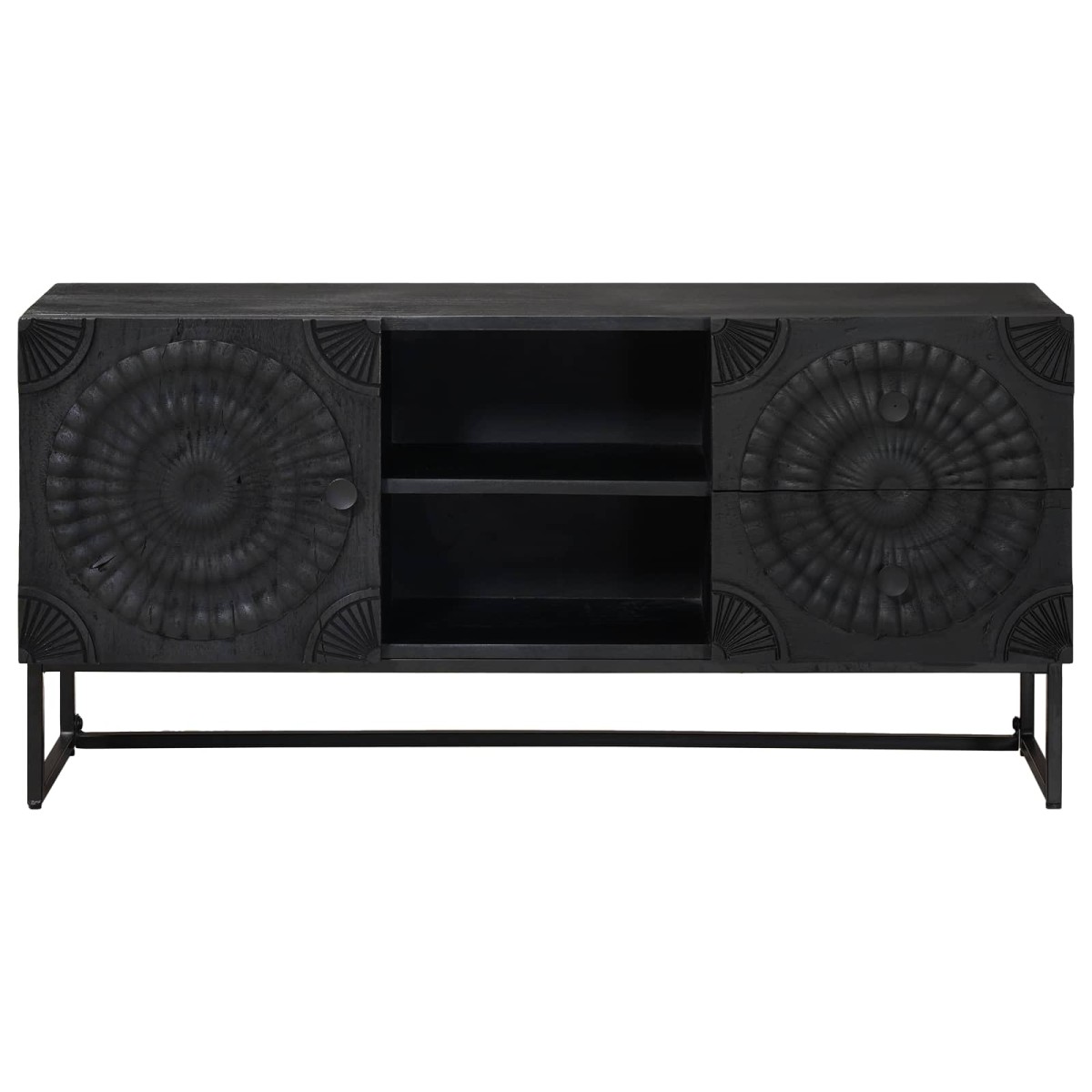 vidaXL Ντουλάπι TV Μαύρο 105 x 30 x 54 εκ