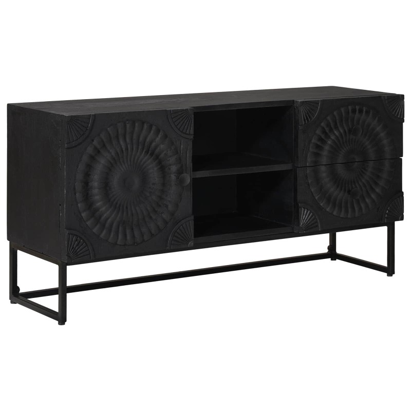 vidaXL Ντουλάπι TV Μαύρο 105 x 30 x 54 εκ
