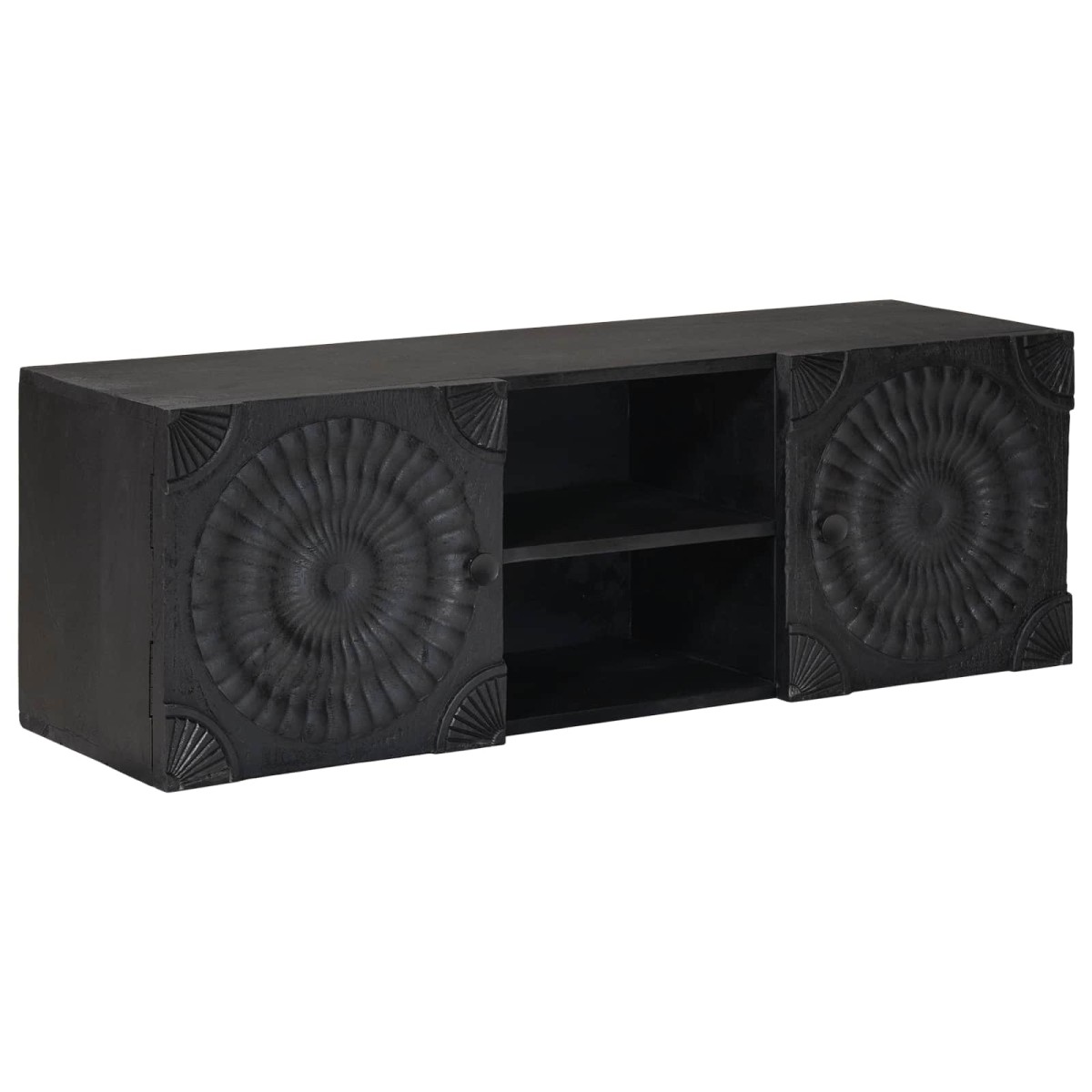 vidaXL Ντουλάπι TV Μαύρο 105 x 30 x 35 εκ