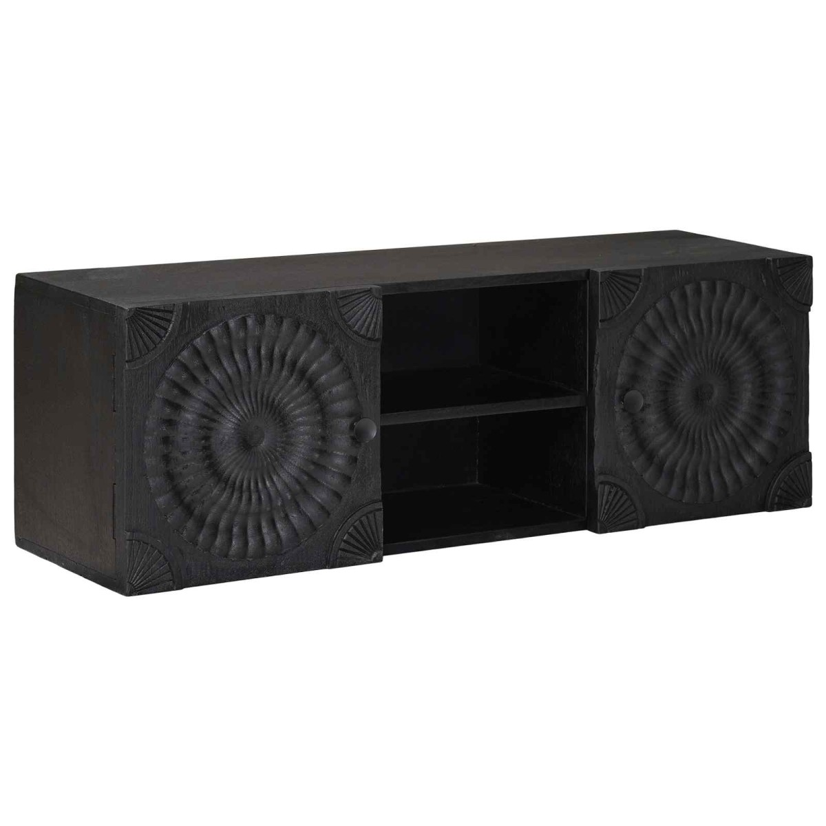 vidaXL Ντουλάπι TV Μαύρο 105 x 30 x 35 εκ