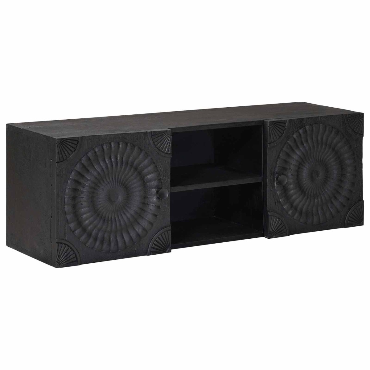 vidaXL Ντουλάπι TV Μαύρο 105 x 30 x 35 εκ