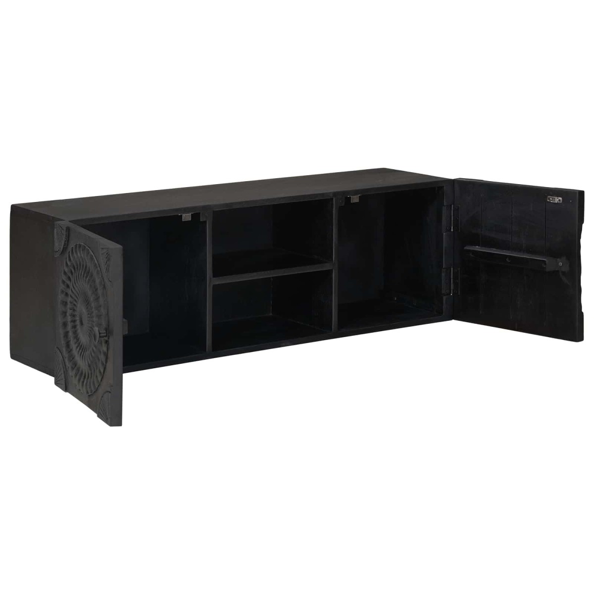 vidaXL Ντουλάπι TV Μαύρο 105 x 30 x 35 εκ