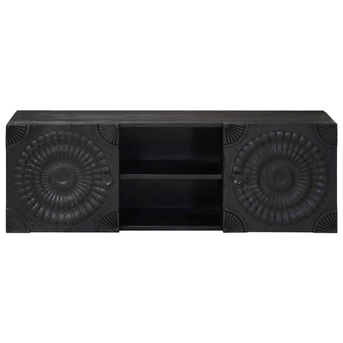 vidaXL Ντουλάπι TV Μαύρο 105 x 30 x 35 εκ
