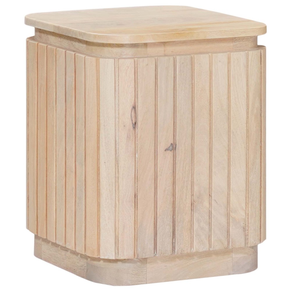 vidaXL Χειροποίητο Σετ Τραπεζιών 2 pcs Λευκό 45 x 45 x 45 cm