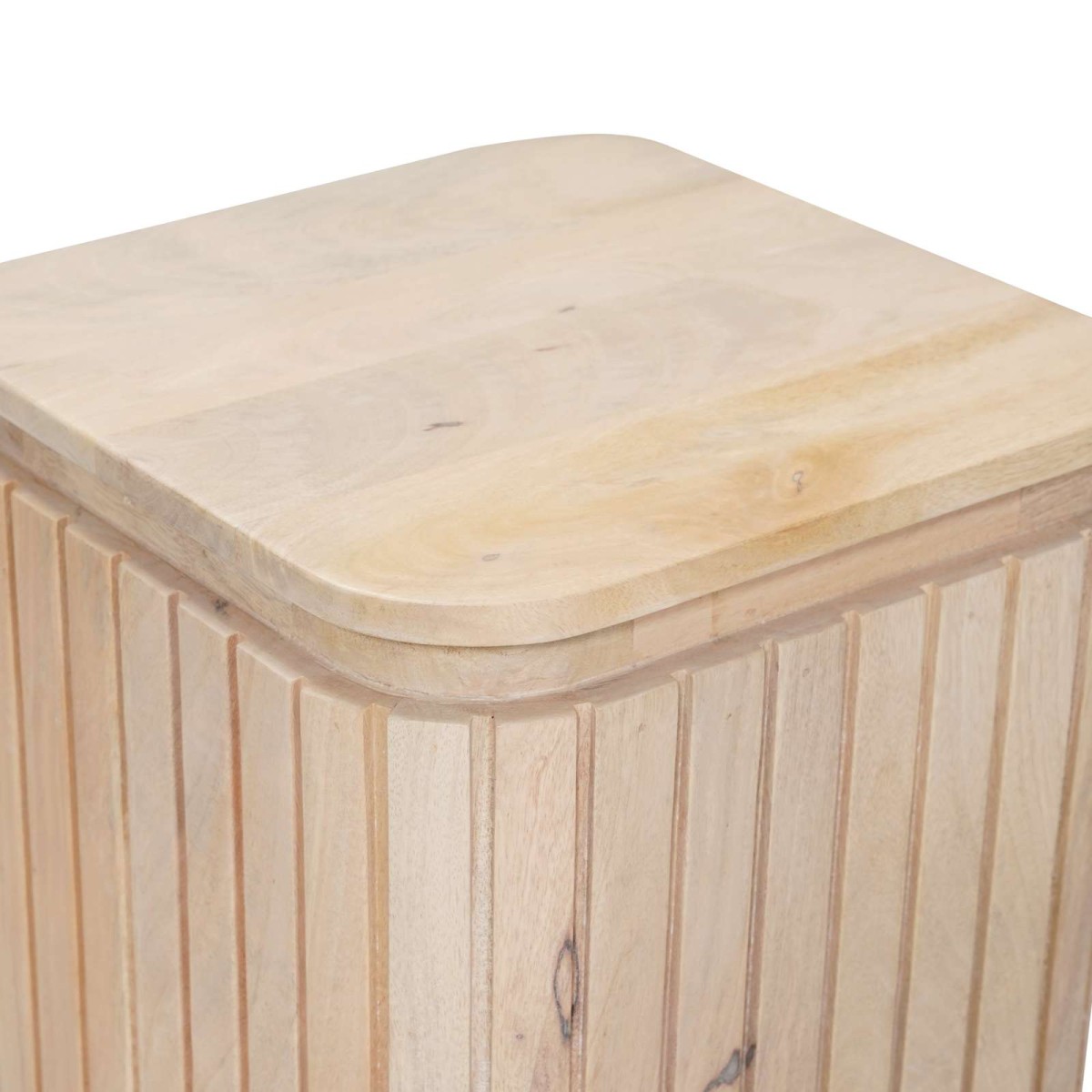 vidaXL Χειροποίητο Σετ Τραπεζιών 2 τμχ. Λευκό 45 x 45 x 45 cm