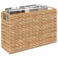 vidaXL Καλάθια Μαγazines 2 τμχ. Υάκινθος νερού 39 x 14 x 25 εκ Φυσικό