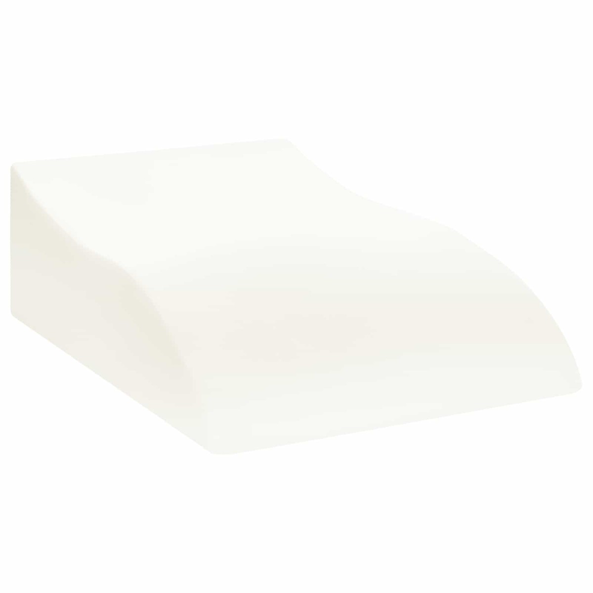 vidaXL Μαξιλάρι Ποδιών Λευκό 68 x 40 x 21,5 εκ PU Αφρός