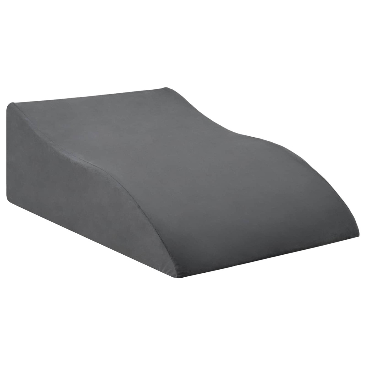 vidaXL Μαξιλάρι Ποδιών Γκρι 68 x 41 x 21 εκ PU Αφρός