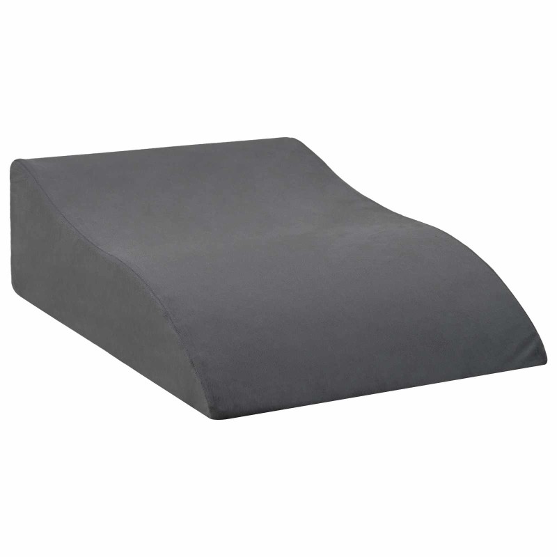 vidaXL Μαξιλάρι Ποδιών Γκρι 68 x 40 x 18 εκ. PU Αφρός
