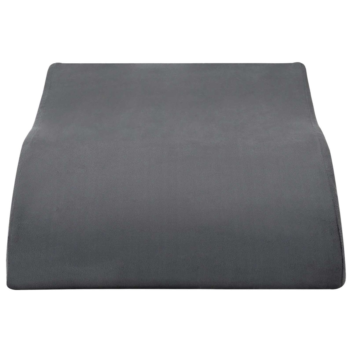 vidaXL Μαξιλάρι Ποδιών Γκρι 68 x 40 x 18 εκ. PU Αφρός