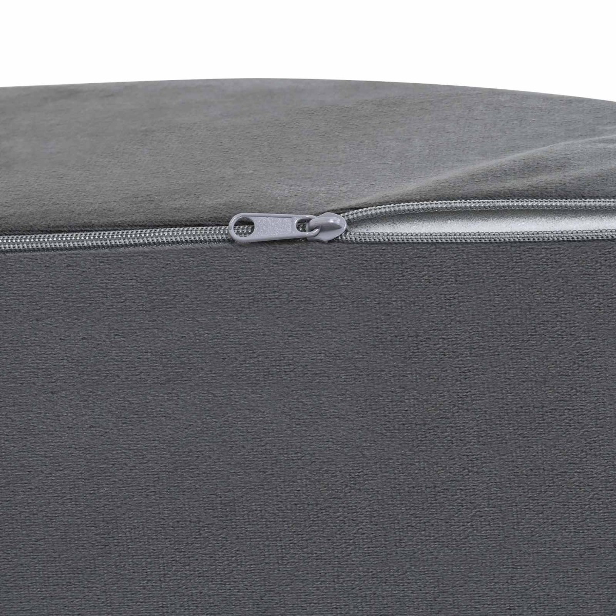 vidaXL Μαξιλάρι Ποδιών Γκρι 68 x 40 x 18 εκ. PU Αφρός
