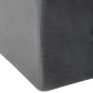 vidaXL Μαξιλάρι Ποδιών Γκρι 68 x 40 x 18 εκ. PU Αφρός