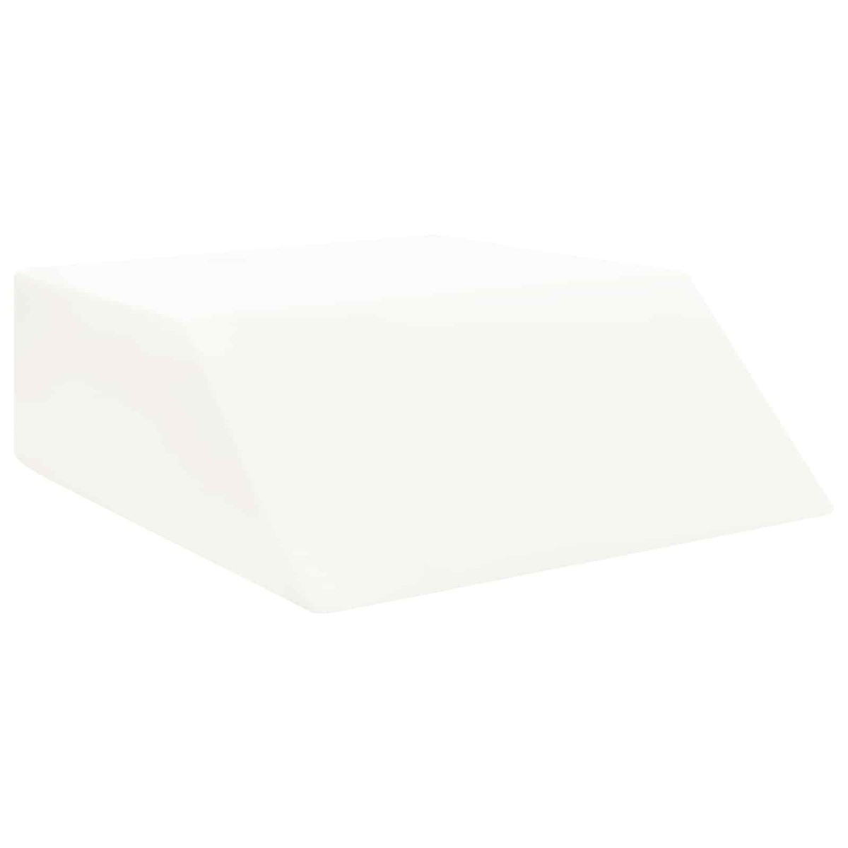 vidaXL Μαξιλάρι Ποδιών Μονόχρωμο Γκρι 63 x 52 x 19 εκ PU Αφρός