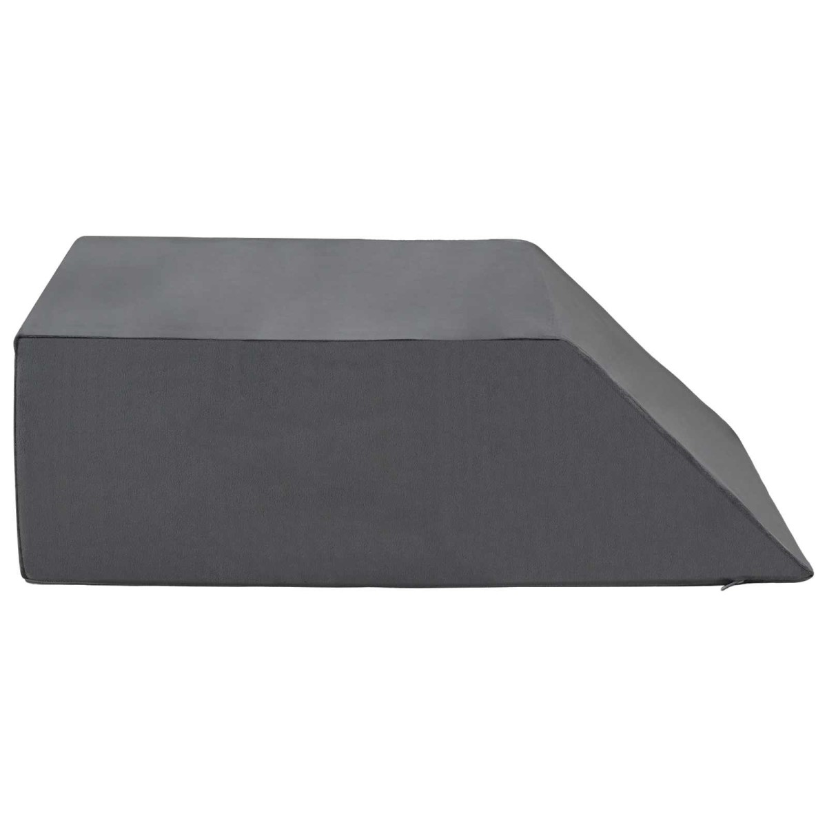 vidaXL Μαξιλάρι Ποδιών Μονόχρωμο Γκρι 63 x 52 x 19 εκ PU Αφρός