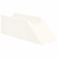 vidaXL Μαξιλάρι Ποδιών Μονόχρωμο Λευκό 68 x 25 x 21,5 εκ PU Αφρός