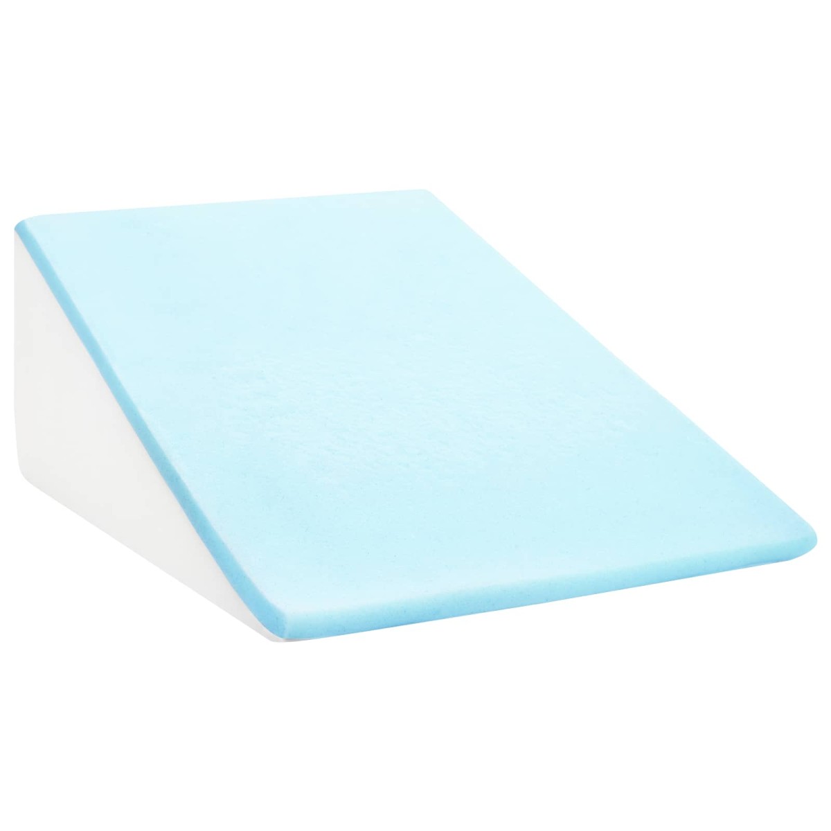vidaXL Μαξιλάρι Ποδιών Μονόχρωμο Λευκό 60 x 50 x 30 εκ. Αφρός Μνήμης