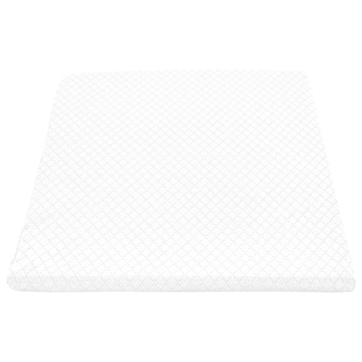 vidaXL Μαξιλάρι Ποδιών Μονόχρωμο Λευκό 60 x 50 x 30 εκ. Αφρός Μνήμης