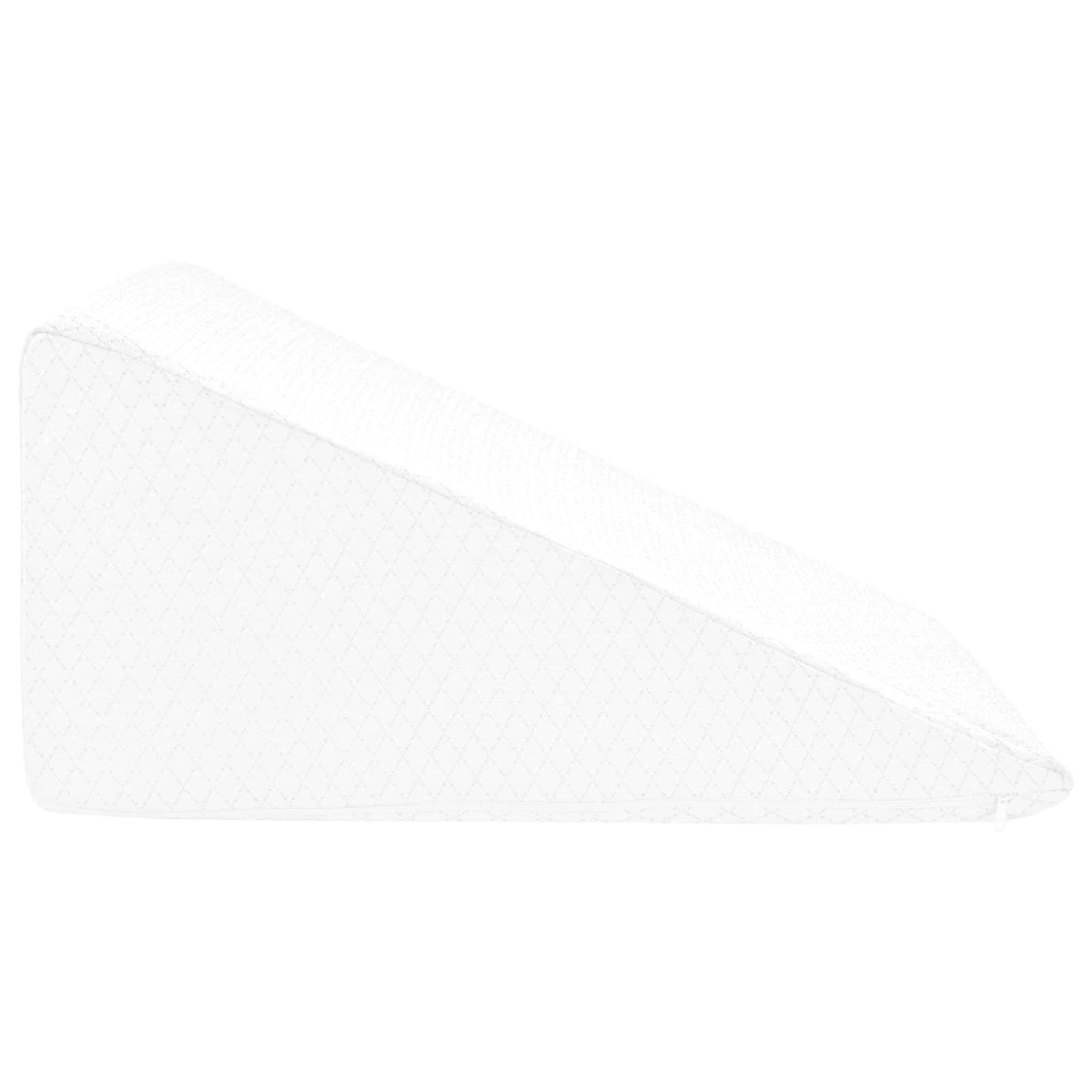 vidaXL Μαξιλάρι Ποδιών Μονόχρωμο Λευκό 60 x 50 x 30 εκ. Αφρός Μνήμης