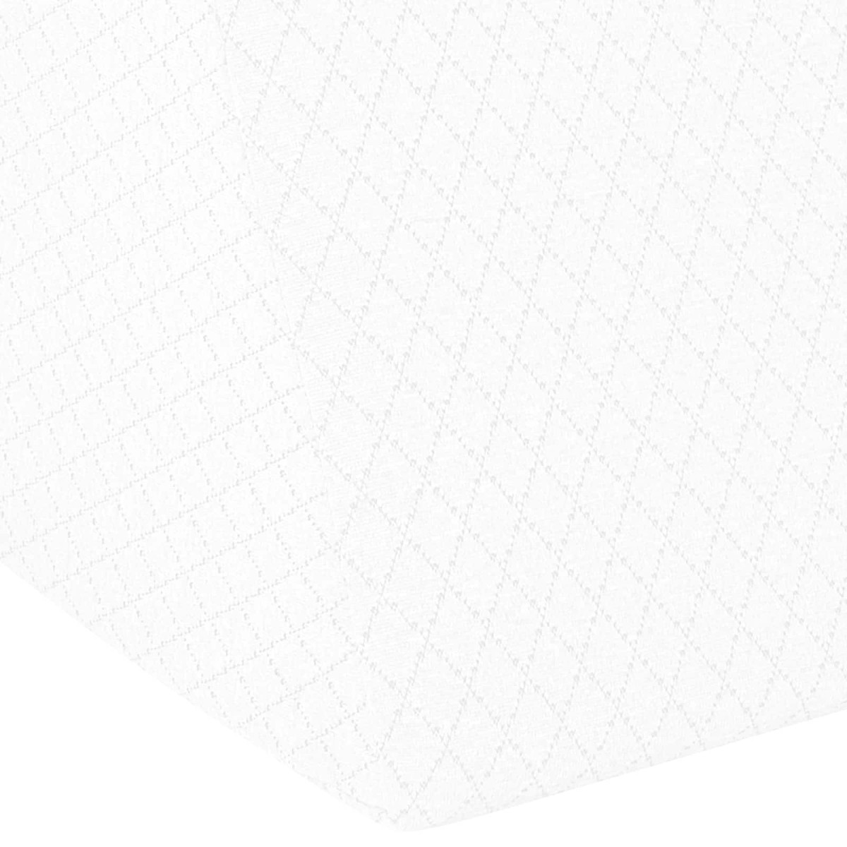 vidaXL Μαξιλάρι Ποδιών Μονόχρωμο Λευκό 60 x 50 x 30 εκ. Αφρός Μνήμης