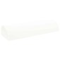 vidaXL Μαξιλάρι Ποδιών Μονόχρωμο Λευκό 52 x 20 x 12 εκ Αφρός Μνήμης
