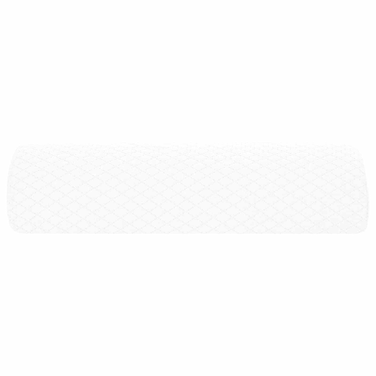 vidaXL Μαξιλάρι Ποδιών Μονόχρωμο Λευκό 52 x 20 x 12 εκ Αφρός Μνήμης