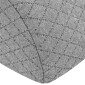 vidaXL Μαξιλάρι Ποδιών Γεωμετρικό Γκρι 52 x 20 x 11 εκ Αφρός Μνήμης
