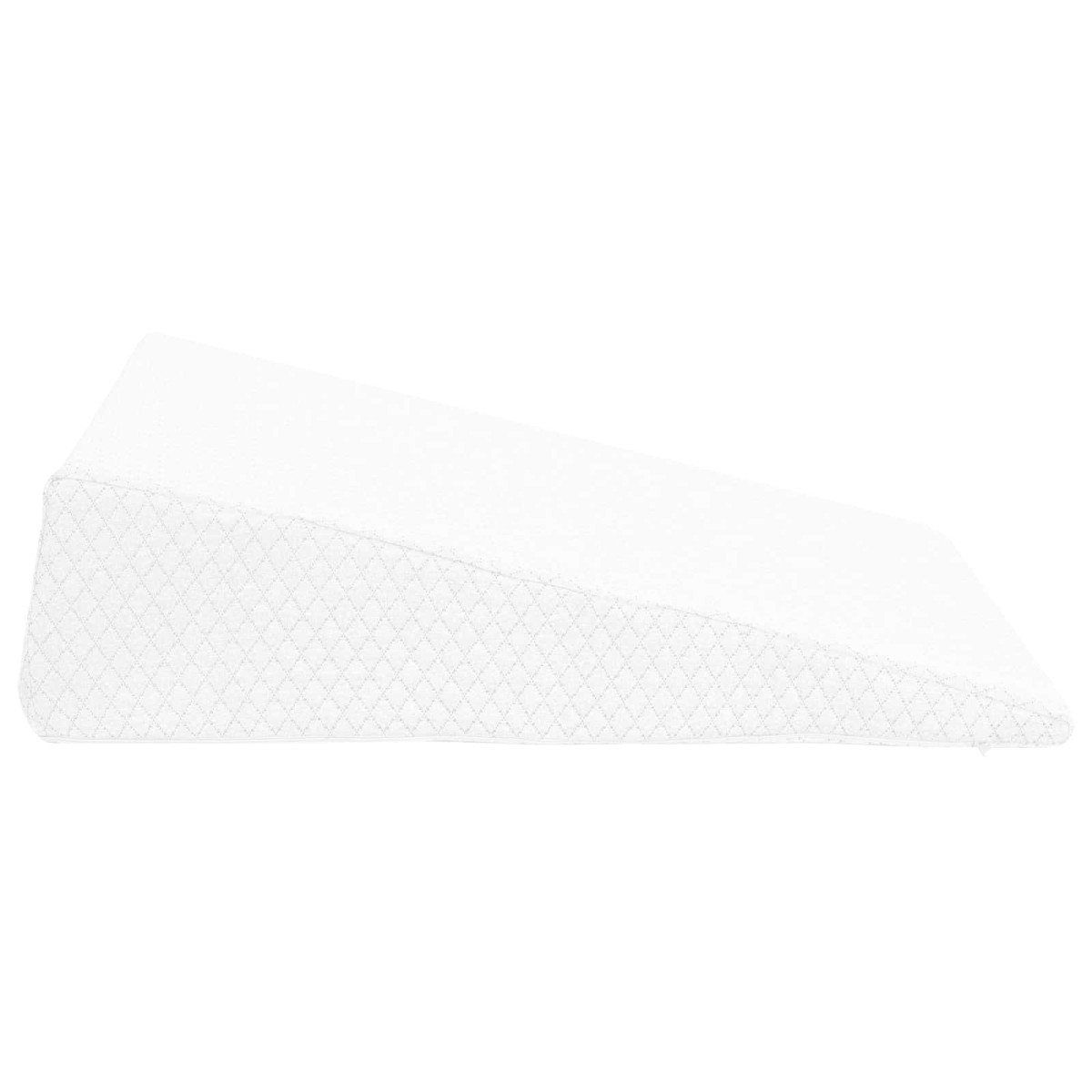 vidaXL Μαξιλάρι Γωνίας Μονόχρωμο Λευκό 69 x 64 x 19 εκ. Αφρός Μνήμης