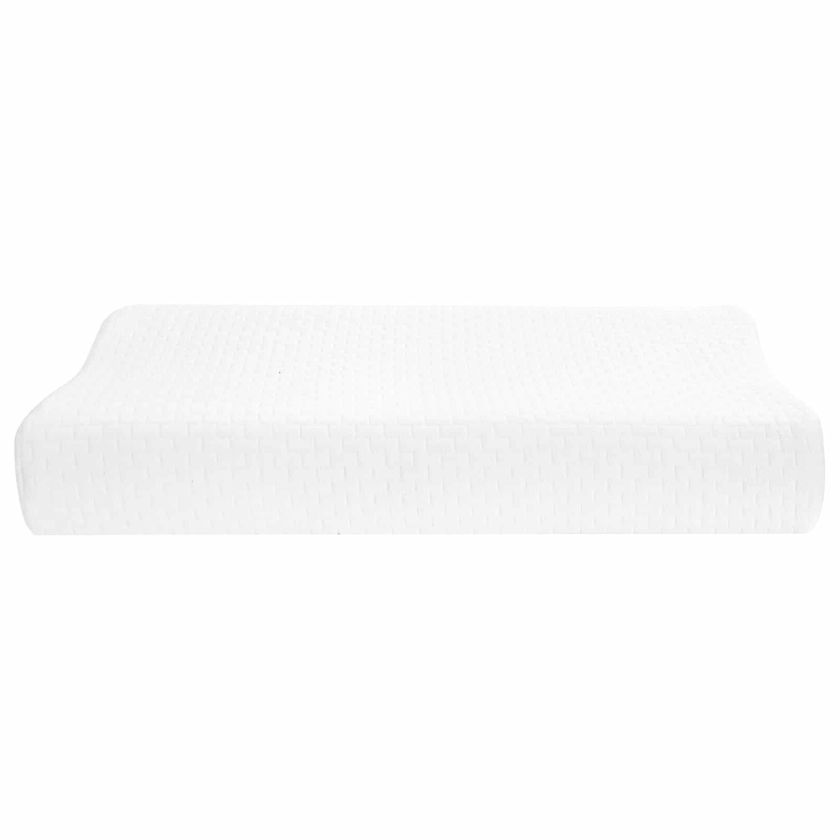 vidaXL Μαξιλάρι Ύπνου Μονόχρωμο Λευκό 57 x 37 x 11,5 εκ. Αφρός Μνήμης