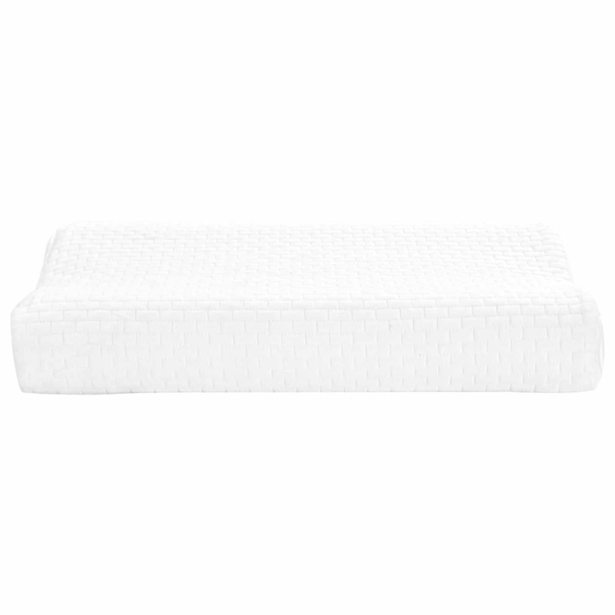 vidaXL Μαξιλάρι Ύπνου Μονόχρωμο Λευκό 50 x 30 x 10,5 εκ Αφρός Μνήμης