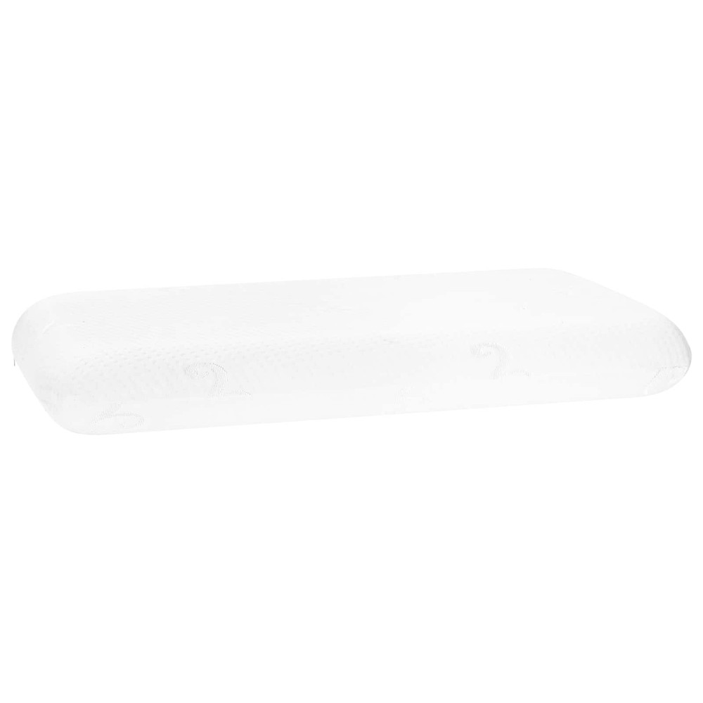 vidaXL Μαξιλάρι Ύπνου Μονόχρωμο Λευκό 70 x 36 x 13,5 εκ Αφρός Μνήμης