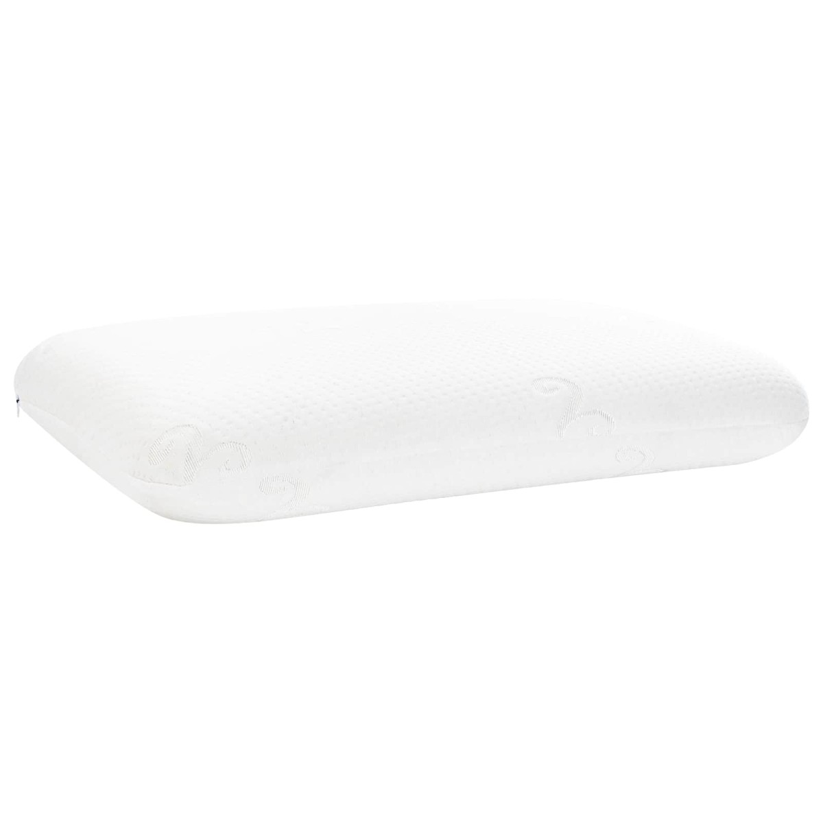 vidaXL Μαξιλάρι Ύπνου Μονόχρωμο Λευκό 50 x 30 x 10,5 εκ Αφρός Μνήμης