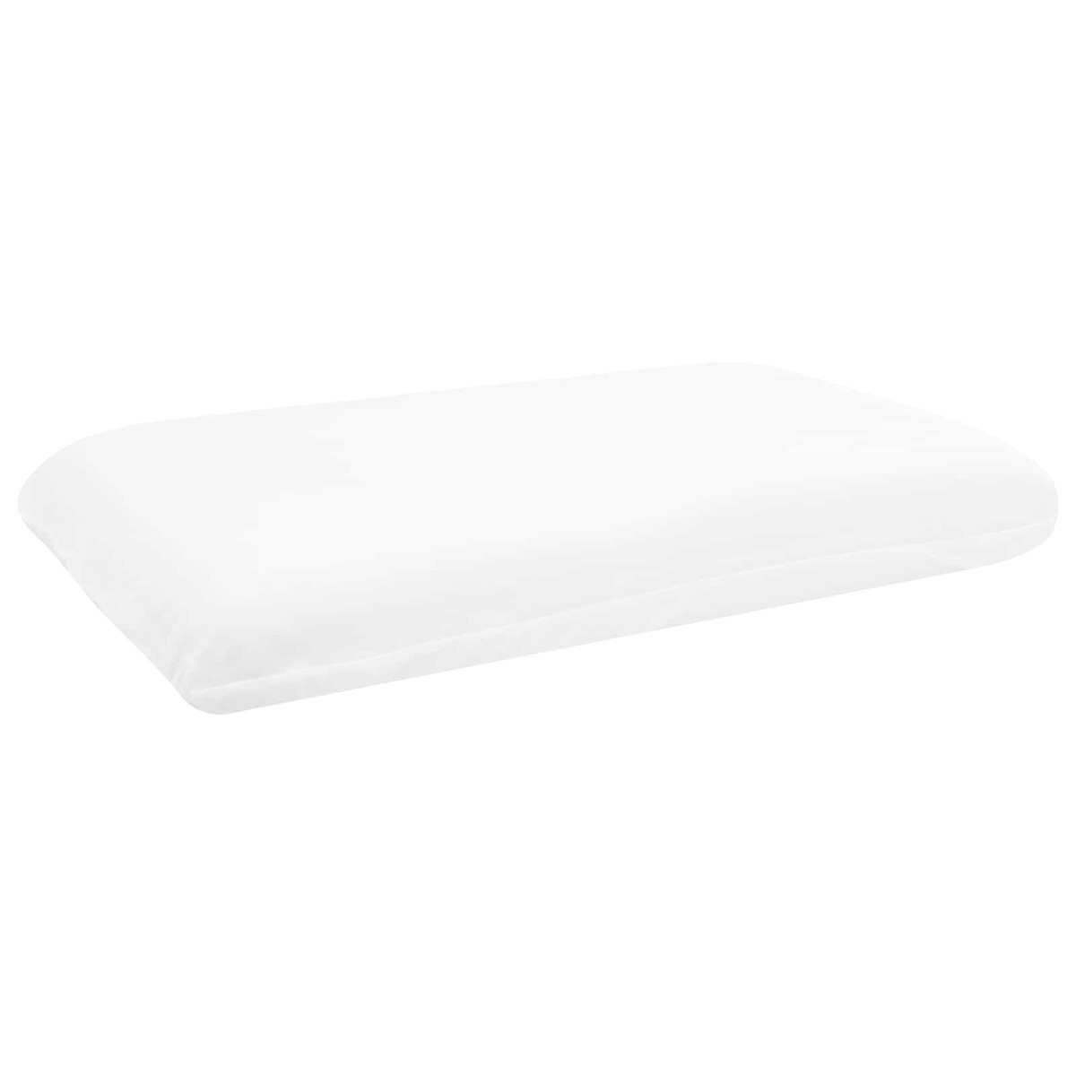 vidaXL Μαξιλάρι Ύπνου Μονόχρωμο Λευκό 50 x 30 x 10,5 εκ Αφρός Μνήμης