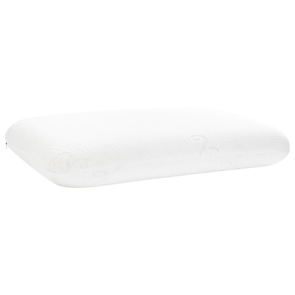 vidaXL Μαξιλάρι Ύπνου Μονόχρωμο Λευκό 60 x 40 x 10,5 εκ Αφρός Μνήμης