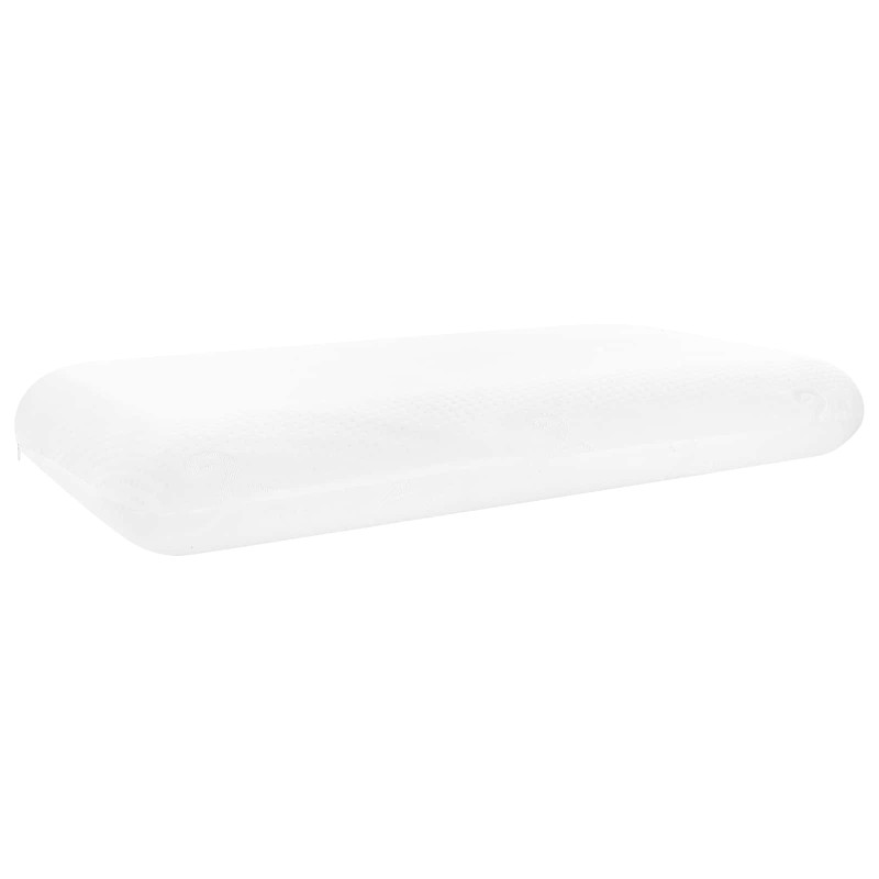 vidaXL Μαξιλάρι Ύπνου Μονόχρωμο Λευκό 74 x 39 x 13 εκ. Αφρός Μνήμης