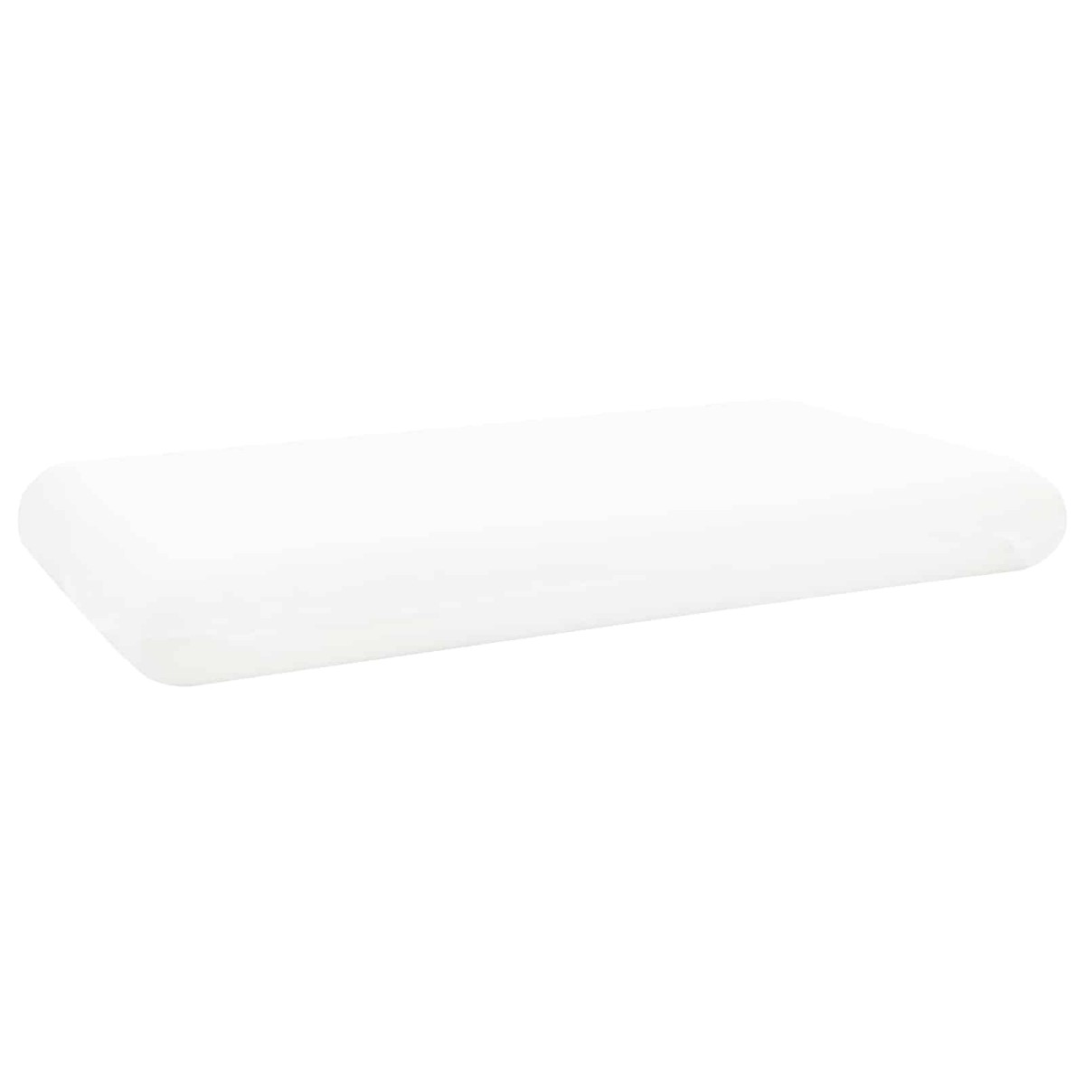 vidaXL Μαξιλάρι Ύπνου Μονόχρωμο Λευκό 74 x 39 x 13 εκ. Αφρός Μνήμης