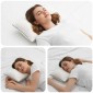 vidaXL Μαξιλάρι Ύπνου Shread Λευκό 60 x 40 x 14,5 εκ Αφρός Μνήμης