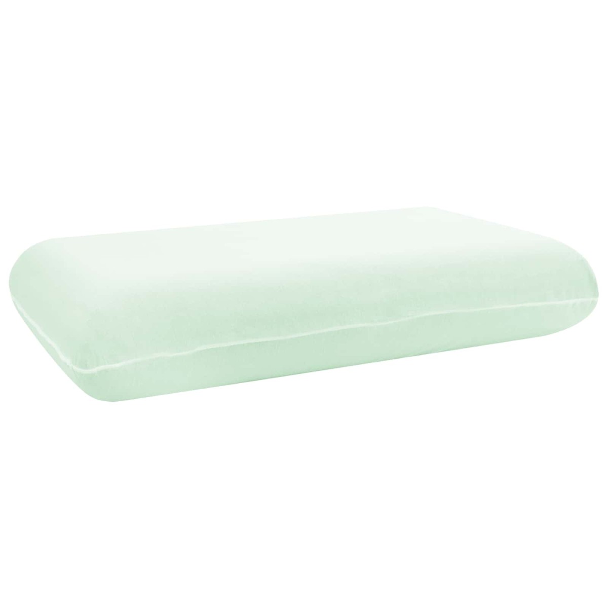 vidaXL Μαξιλάρι Ύπνου Μονόχρωμο Λευκό 50 x 30 x 10 εκ. Αφρός Μνήμης