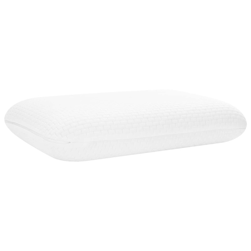vidaXL Μαξιλάρι Ύπνου Μονόχρωμο Λευκό 74 x 39 x 13 εκ. Αφρός Μνήμης