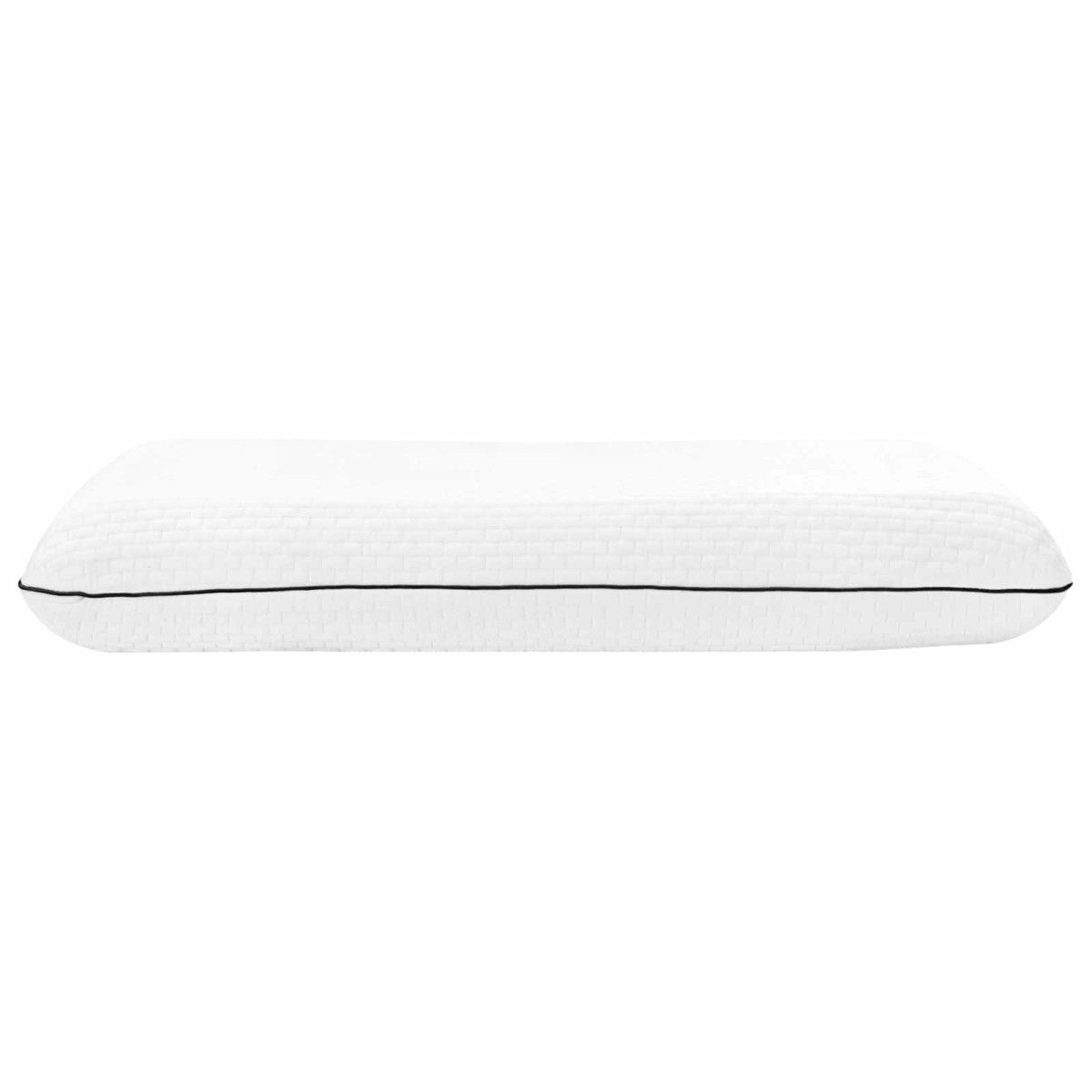 vidaXL Μαξιλάρι Ύπνου Μονόχρωμο Λευκό 80 x 35 x 10 εκ Τζελ Αφρός