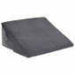 vidaXL Μαξιλάρι Γωνίας Γκρι 55 x 55 x 26 εκ. Αφρός Μνήμης