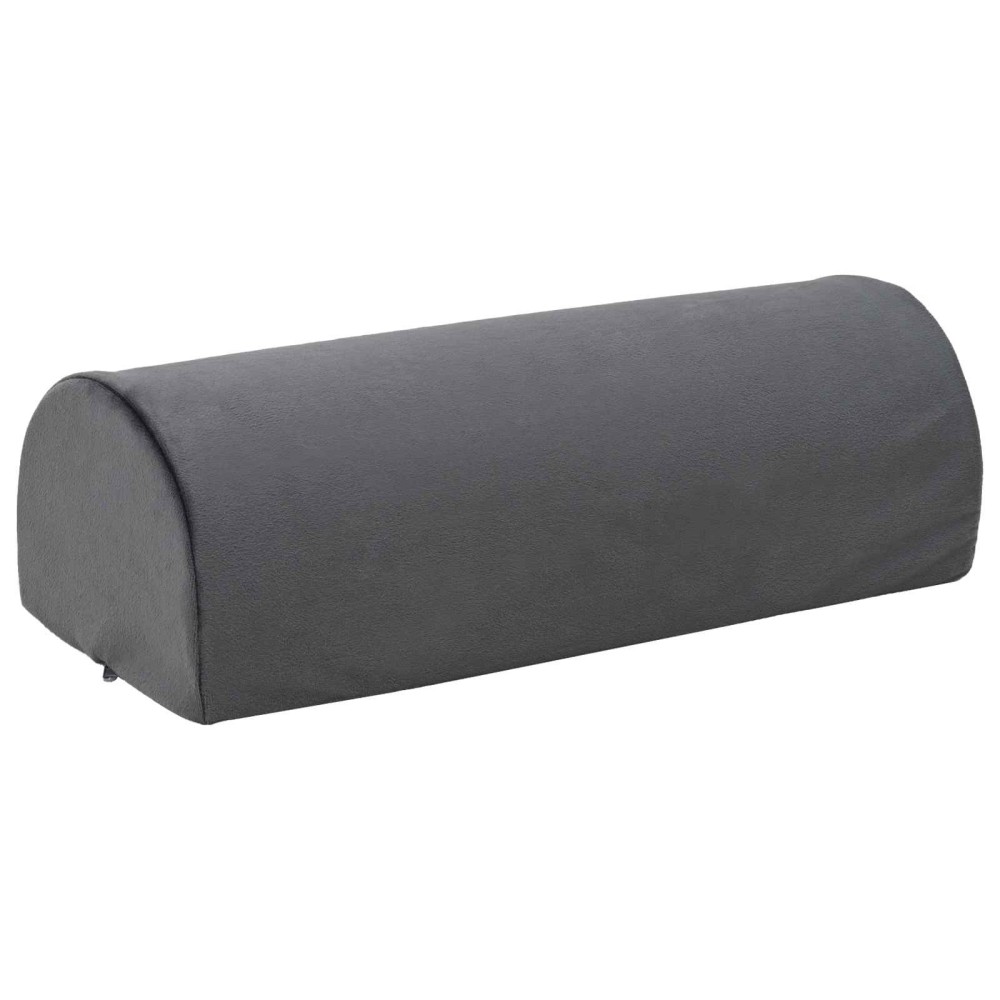 vidaXL Μαξιλάρι Στήριξης Ποδιών Γκρι 42 x 18 x 13 εκ PU Αφρός