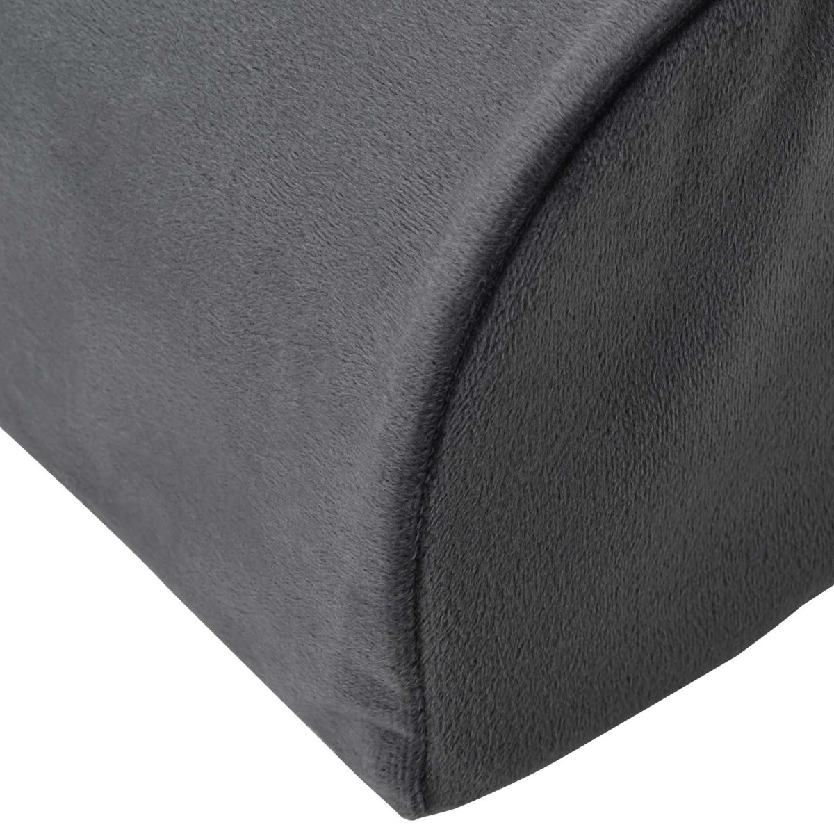 vidaXL Μαξιλάρι Στήριξης Ποδιών Γκρι 42 x 18 x 13 εκ PU Αφρός