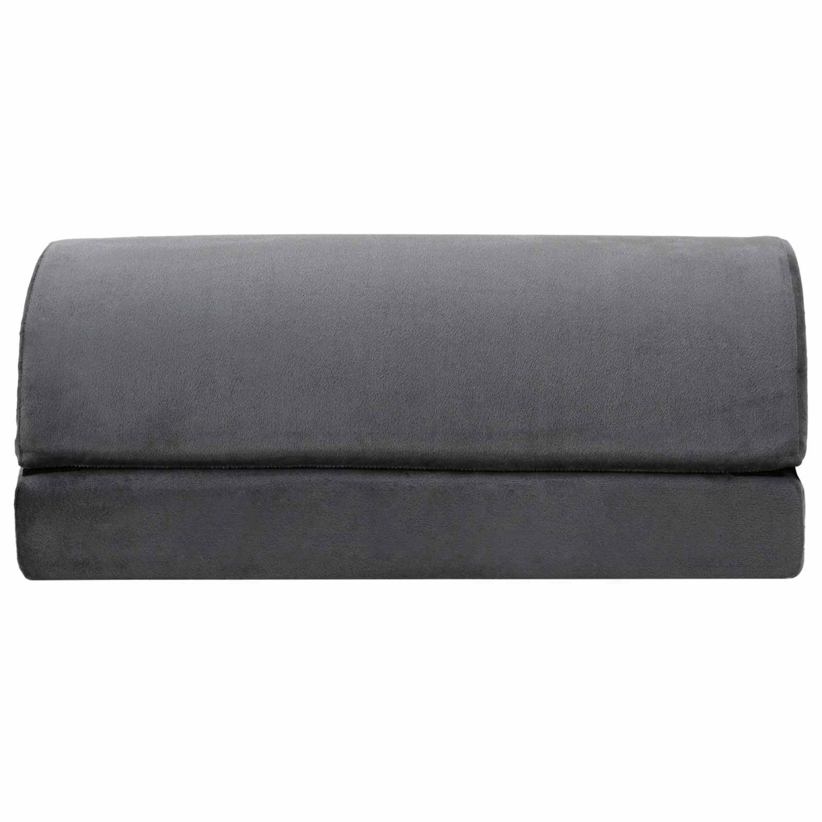 vidaXL Μονόχρωμο Γκρι 44 x 29 x 17 εκ. PU Αφρός