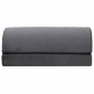 vidaXL Μονόχρωμο Γκρι 44 x 29 x 17 εκ. PU Αφρός