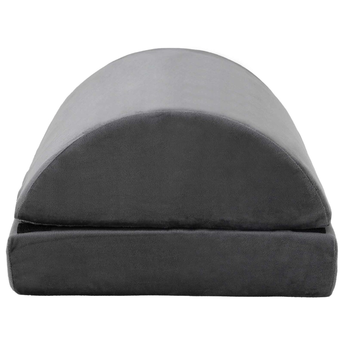 vidaXL Μονόχρωμο Γκρι 44 x 29 x 17 εκ. PU Αφρός