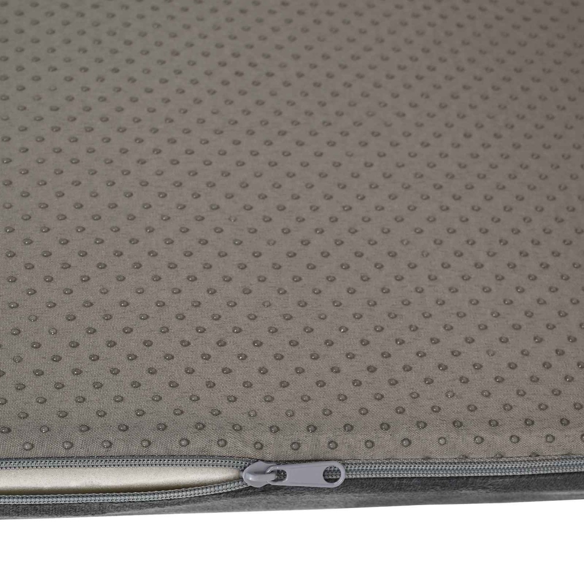 vidaXL Μονόχρωμο Γκρι 44 x 29 x 17 εκ. PU Αφρός