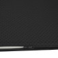vidaXL Μονόχρωμο Μαύρο 44 x 29 x 17 εκ. PU Αφρός